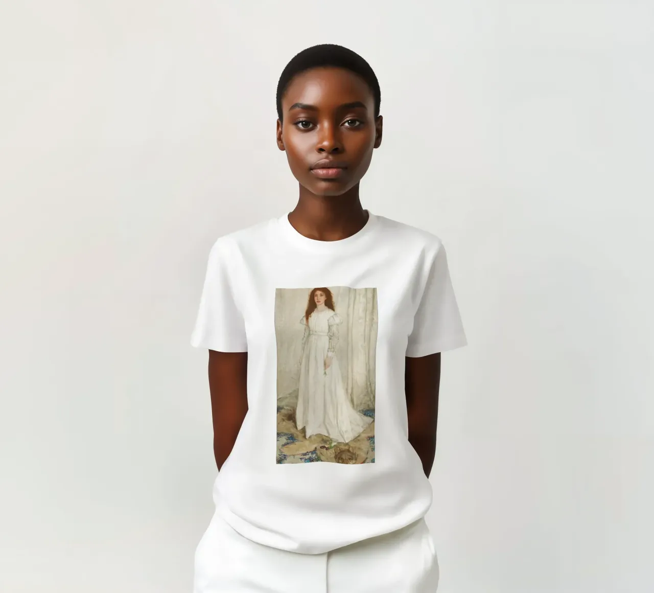 Sinfonia in bianco di James McNeill Whistler, n. 1: Il bianco t-shirt da Venus Art