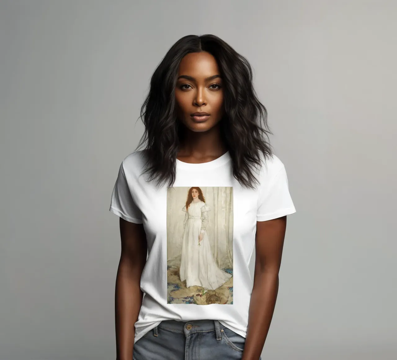 James McNeill Whistler’s Symphony in White, No. 1: The White women's fitted t-shirt by Venus Art