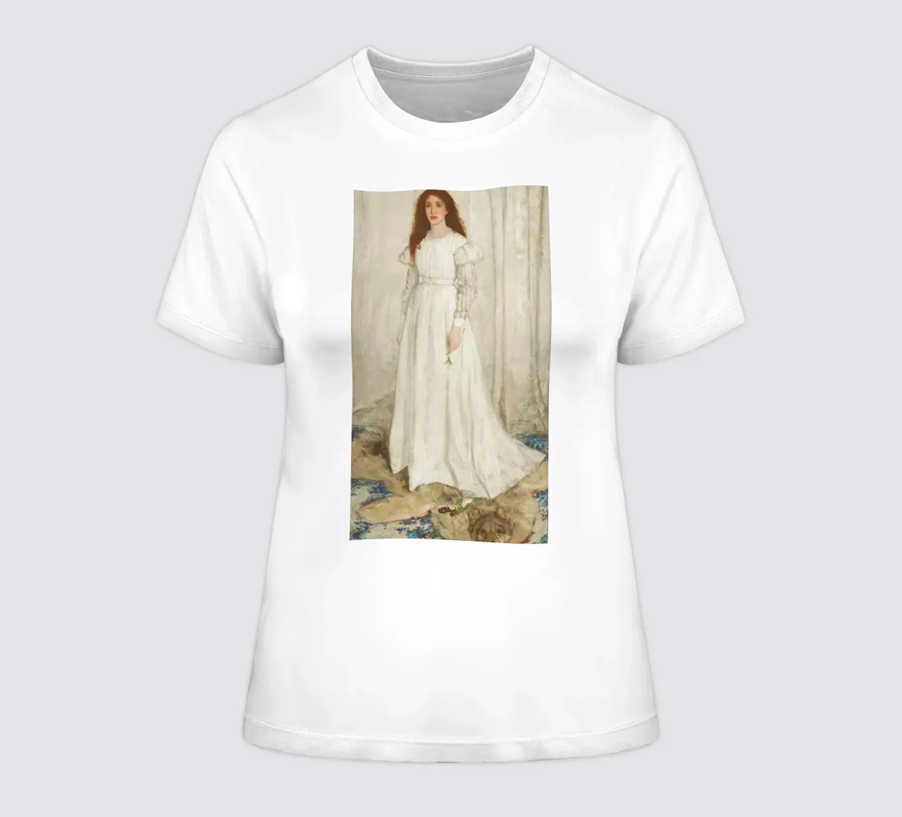 James McNeill Whistler’s Symphony in White, No. 1: The White women's fitted t-shirt by Venus Art