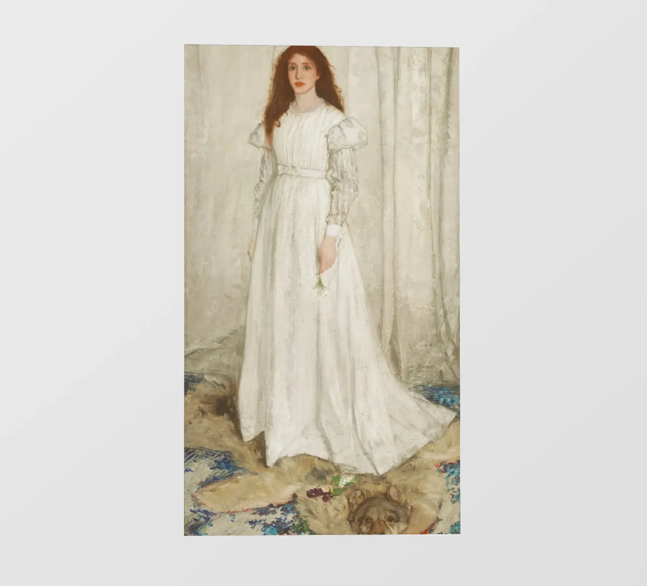 Sinfonia in bianco di James McNeill Whistler, n. 1: Il bianco telo in pvc da Venus Art