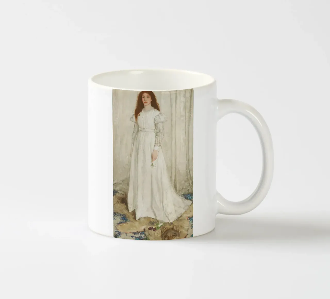 Sinfonia in bianco di James McNeill Whistler, n. 1: Il bianco tazza in ceramica da Venus Art