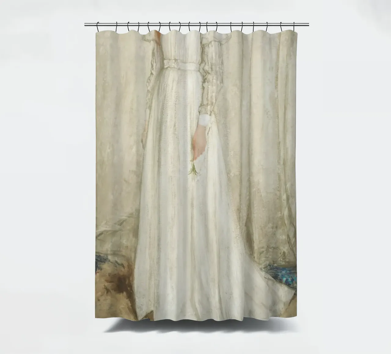 Symfonie in wit van James McNeill Whistler, nr. 1: De witte douchegordijn van Venus Art