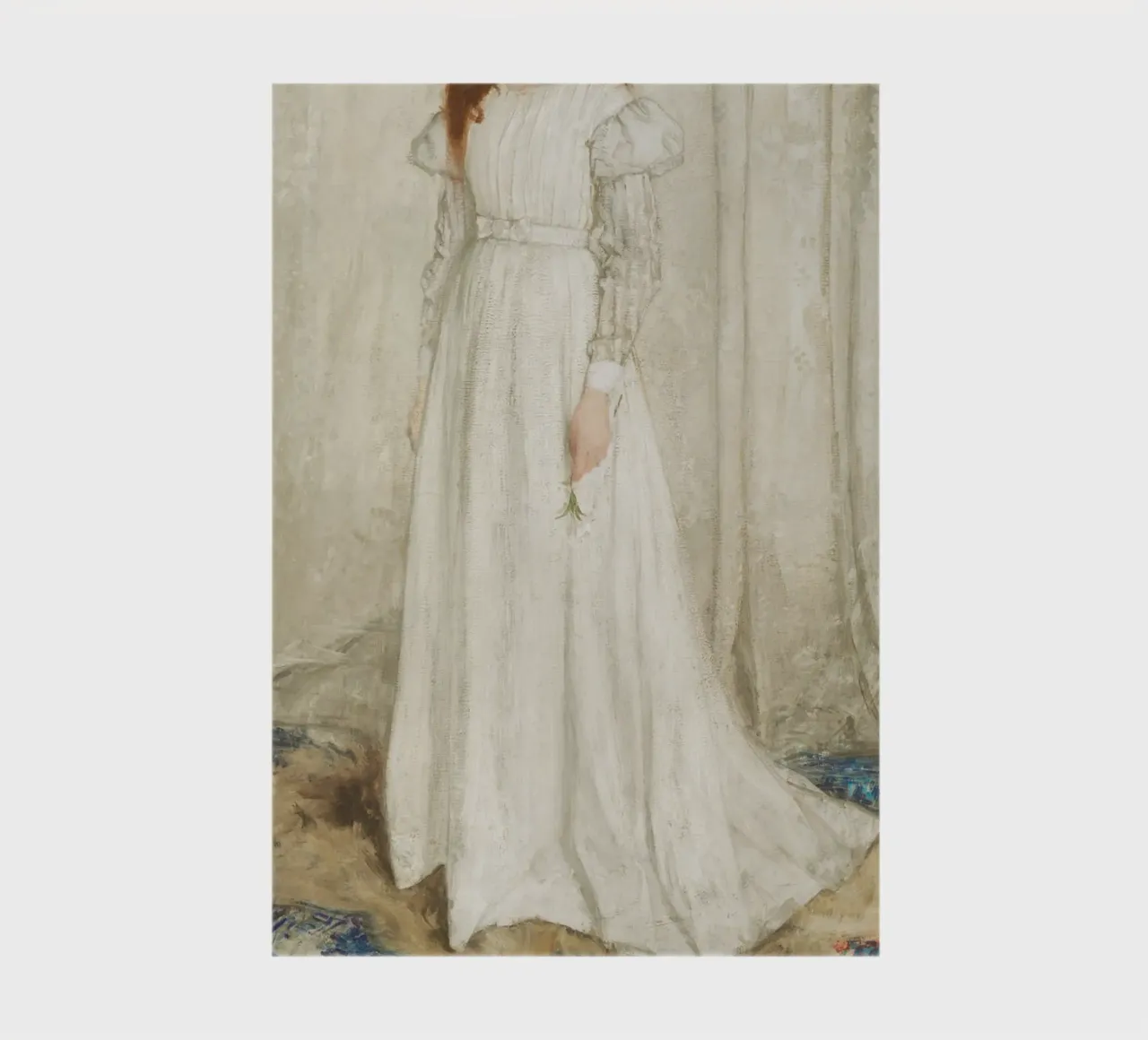 James McNeill Whistler’s Symphony in White, No. 1: The White notebook by Venus Art