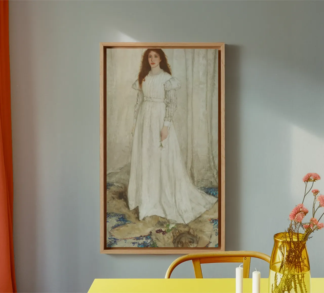 Symfonie in wit van James McNeill Whistler, nr. 1: De witte canvas van Venus Art