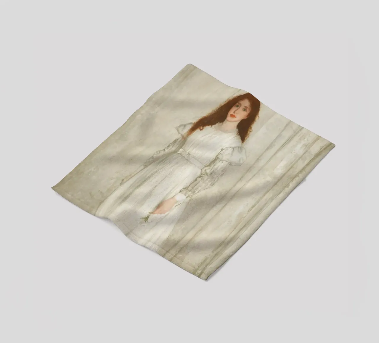 Sinfonia in bianco di James McNeill Whistler, n. 1: Il bianco coperta in pile da Venus Art