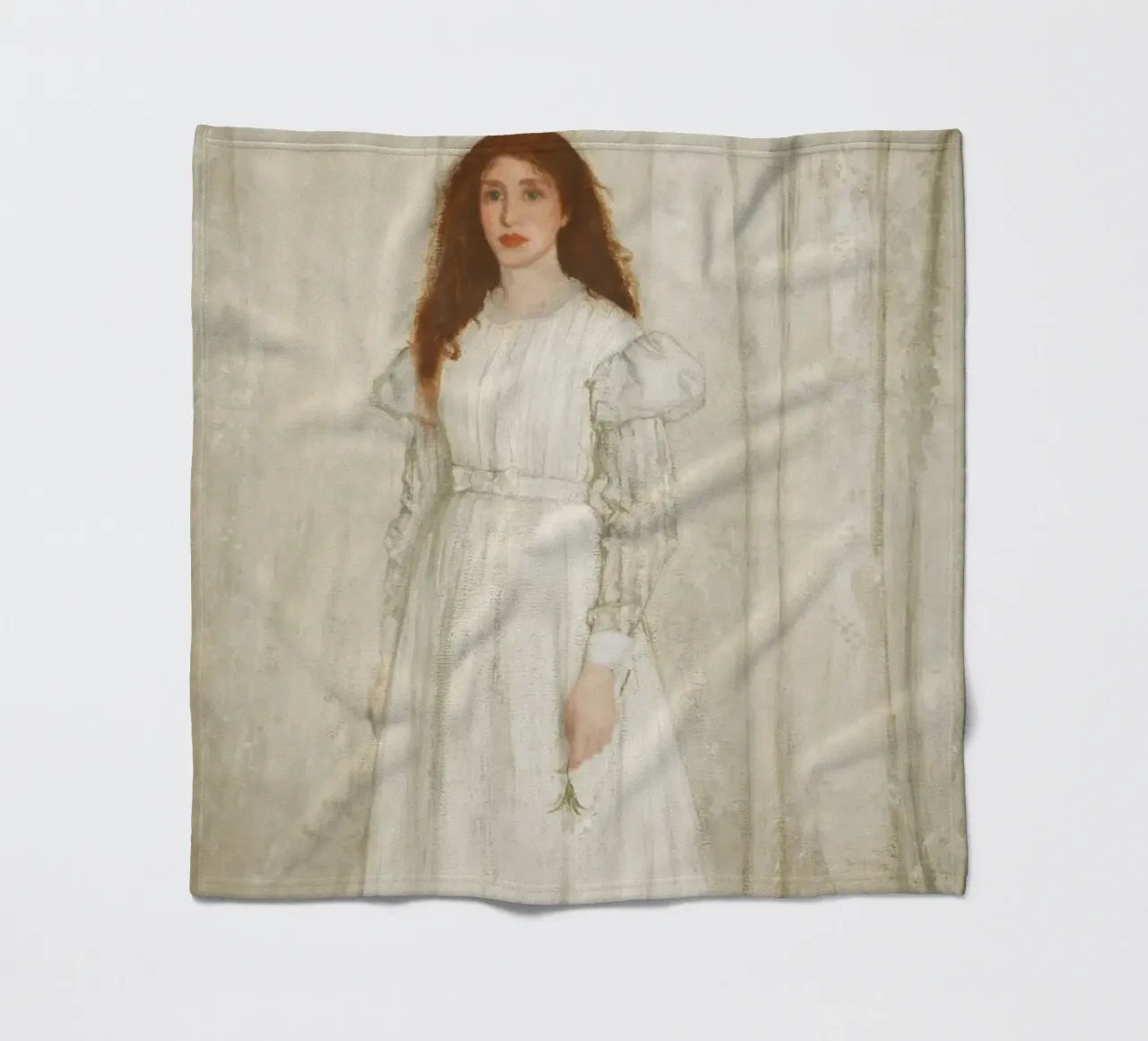Sinfonia in bianco di James McNeill Whistler, n. 1: Il bianco coperta in pile da Venus Art