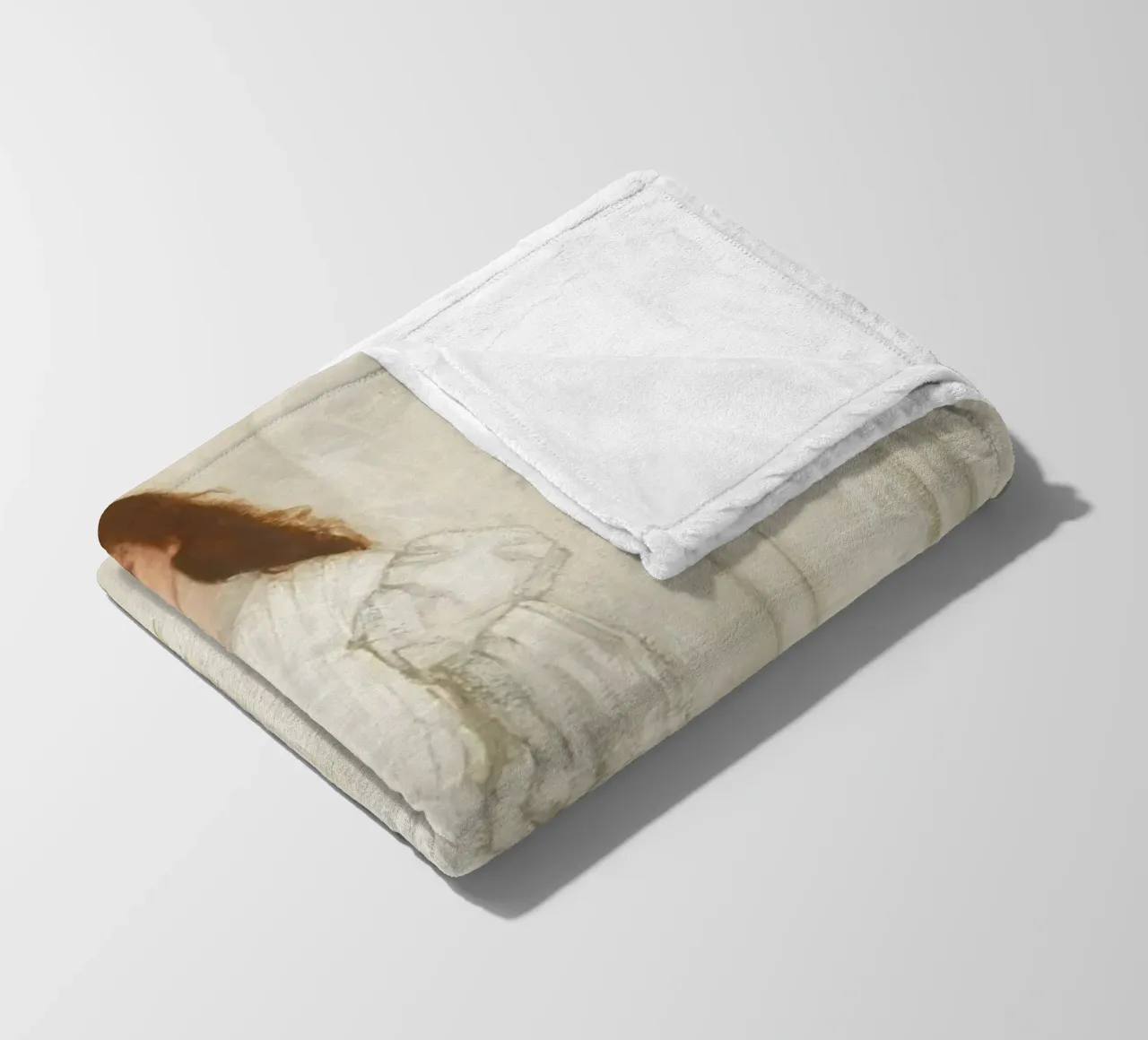 Sinfonia in bianco di James McNeill Whistler, n. 1: Il bianco coperta in pile da Venus Art