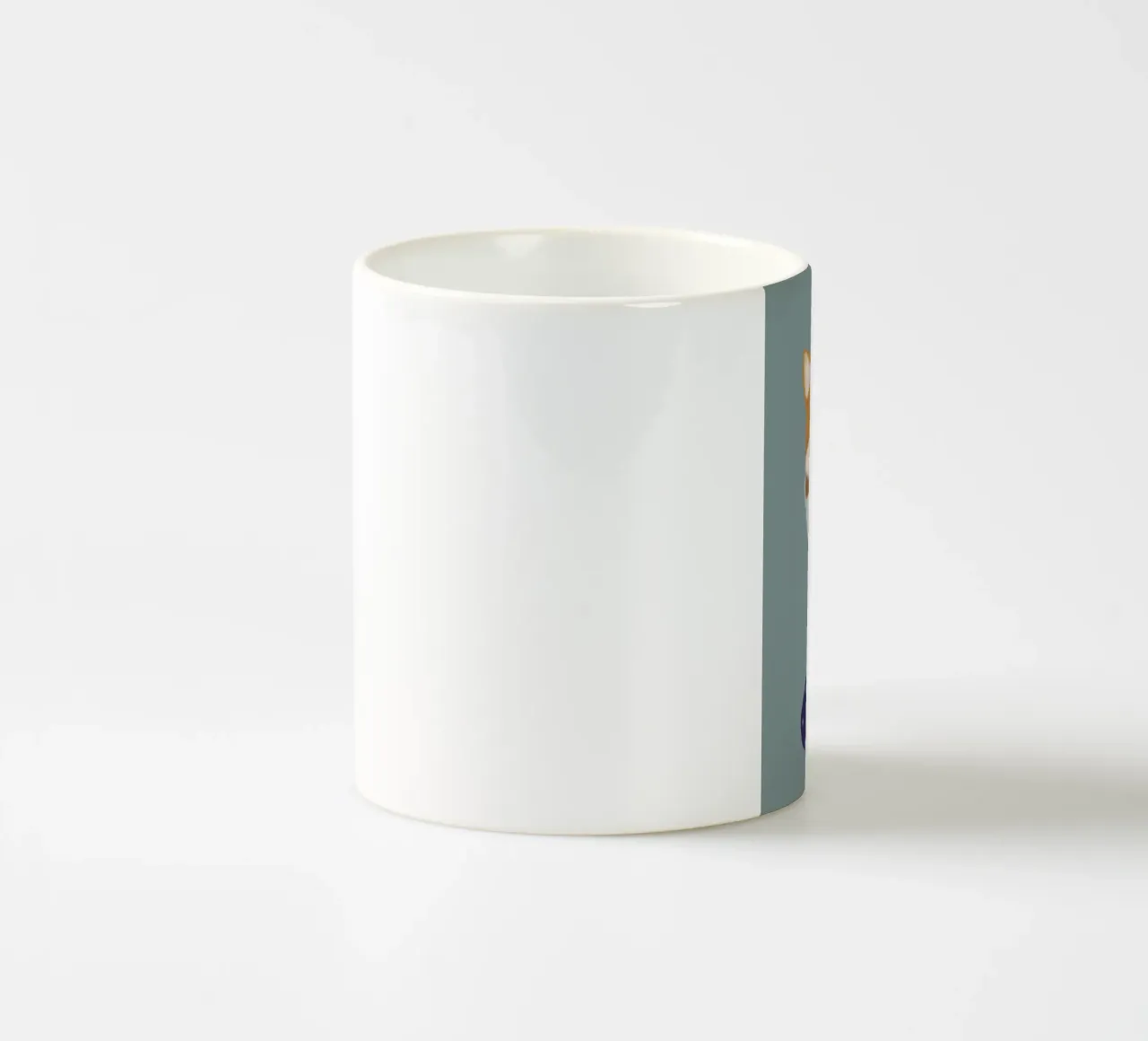 Fox In The Christmas Stocking tazza in ceramica da cafelab