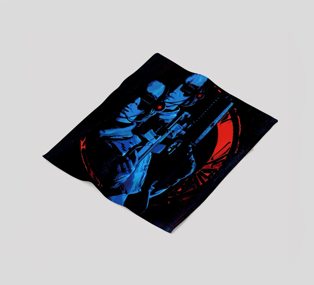 Universal Soldier fleece blanket by nabakumov
