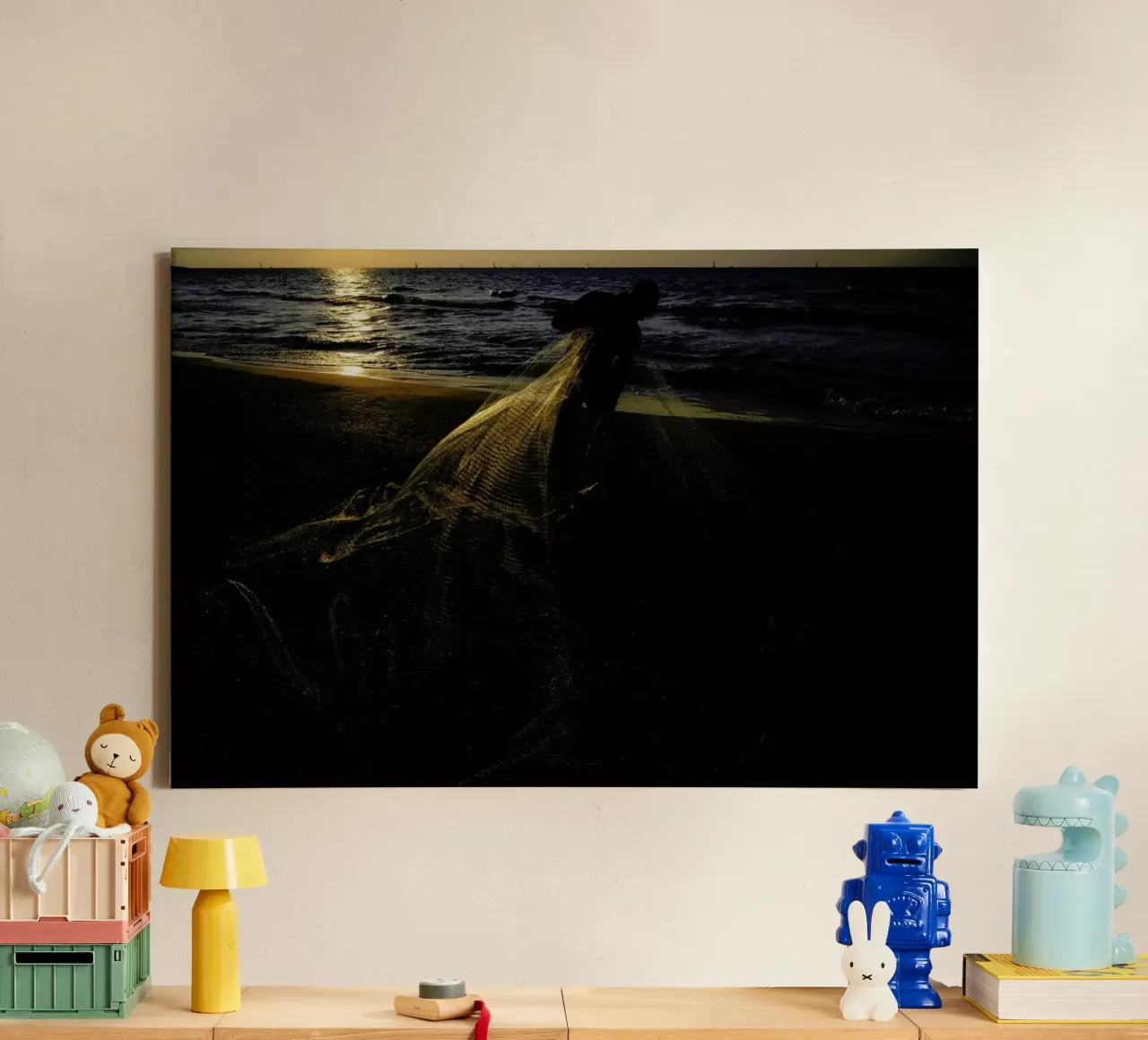 The Fisherman IV Leinwand von Tal Paz-Fridman