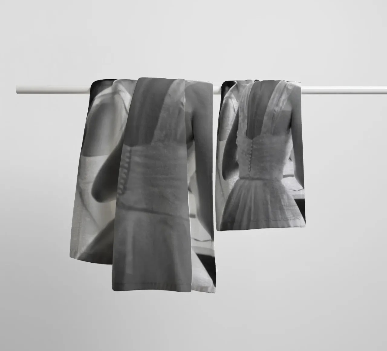 Audrey op make-up badhanddoek van Lorraine Mooore