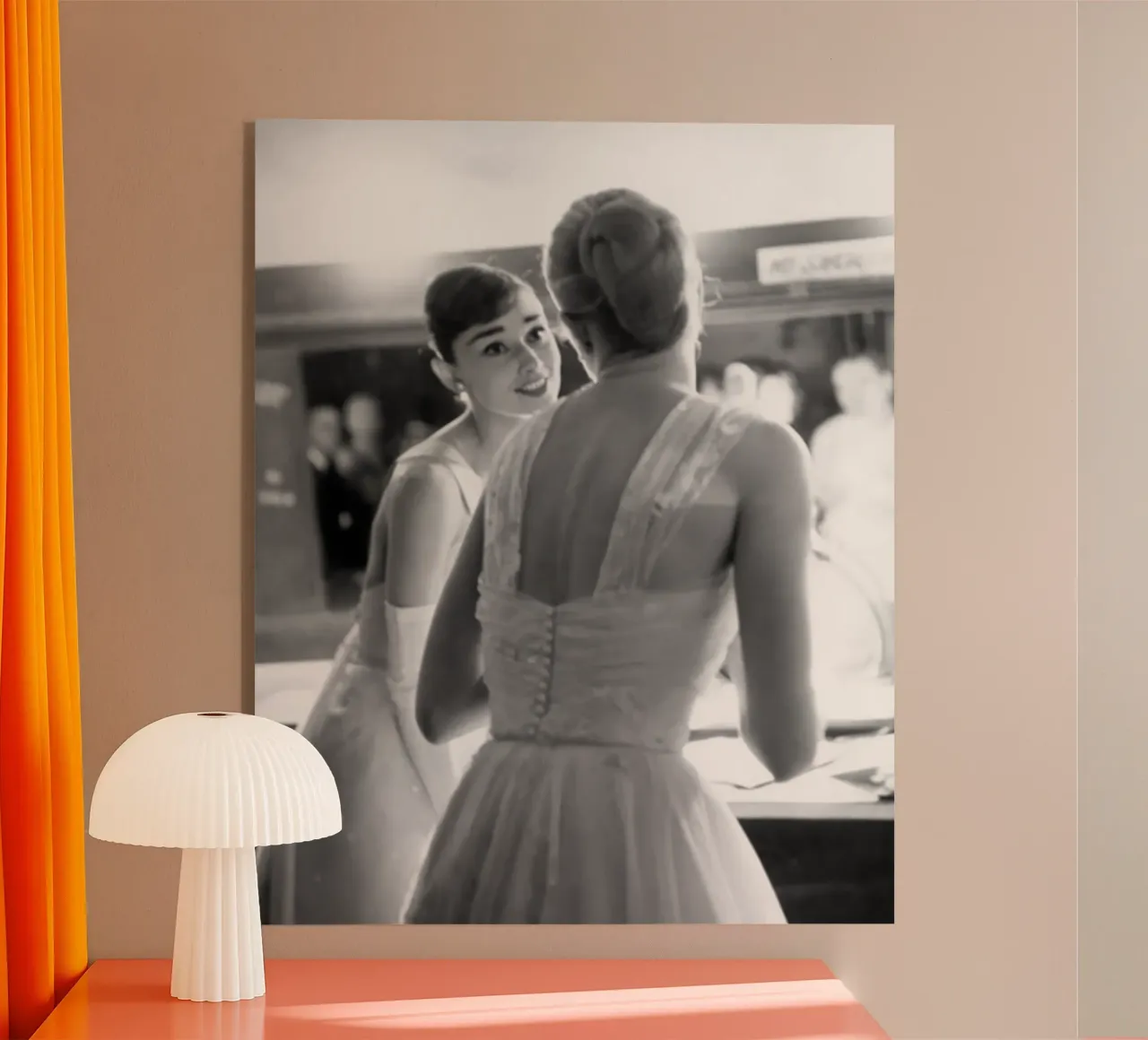 Audrey en maquillaje metacrilato de Lorraine Mooore