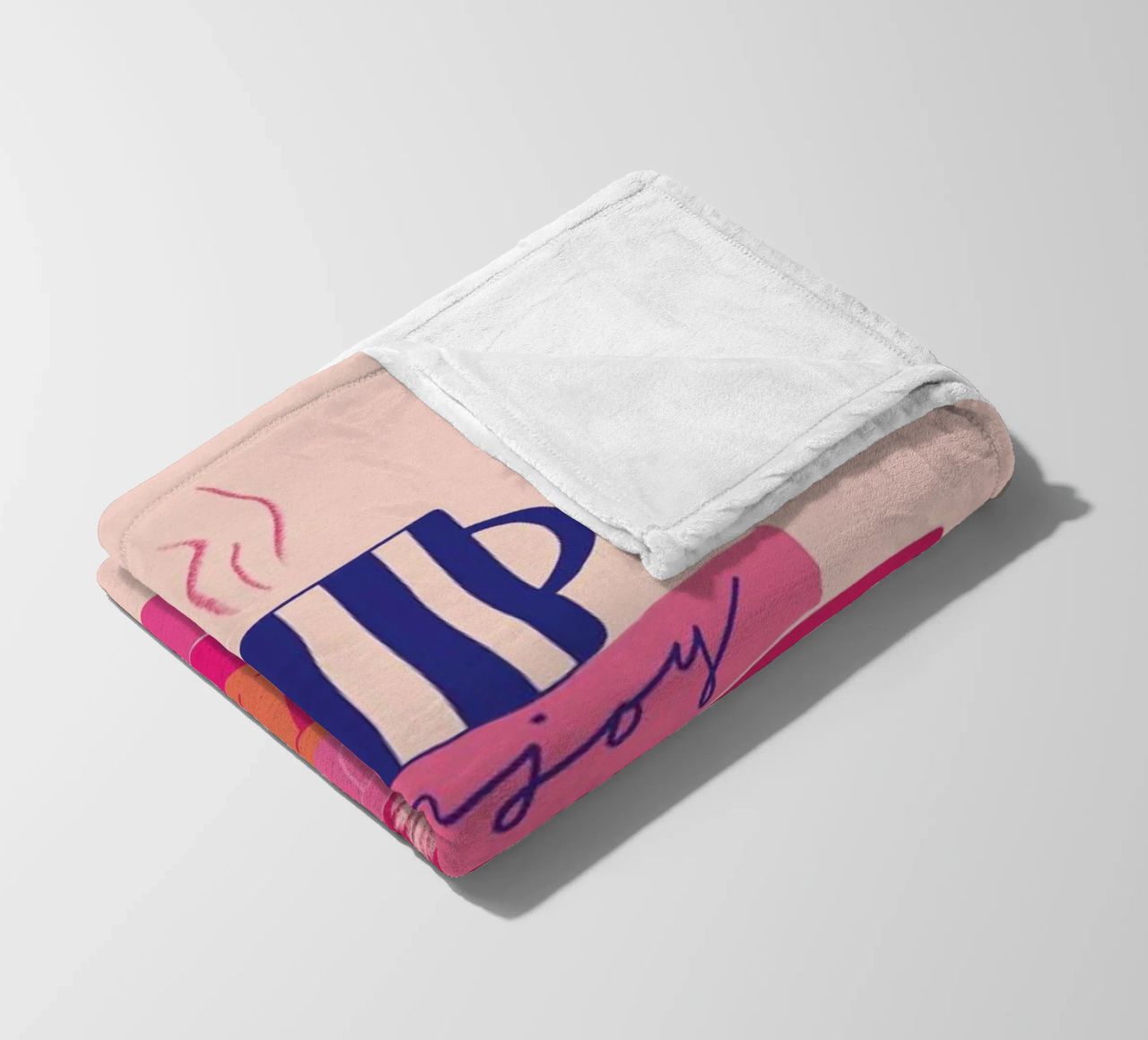 Morning Reads fleece blanket by Pure