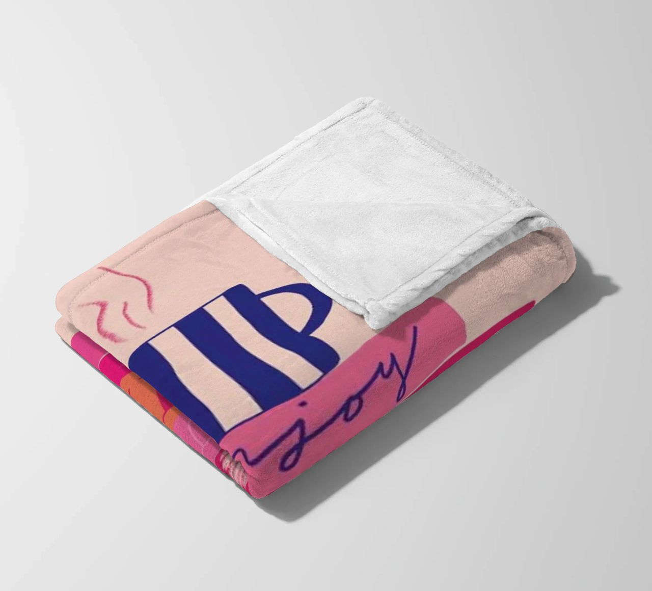 Morning Reads fleece blanket by Pure