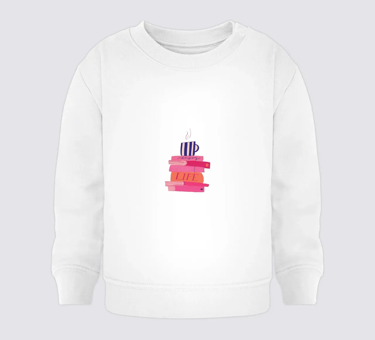 Morning Reads baby sweatshirt van Pure