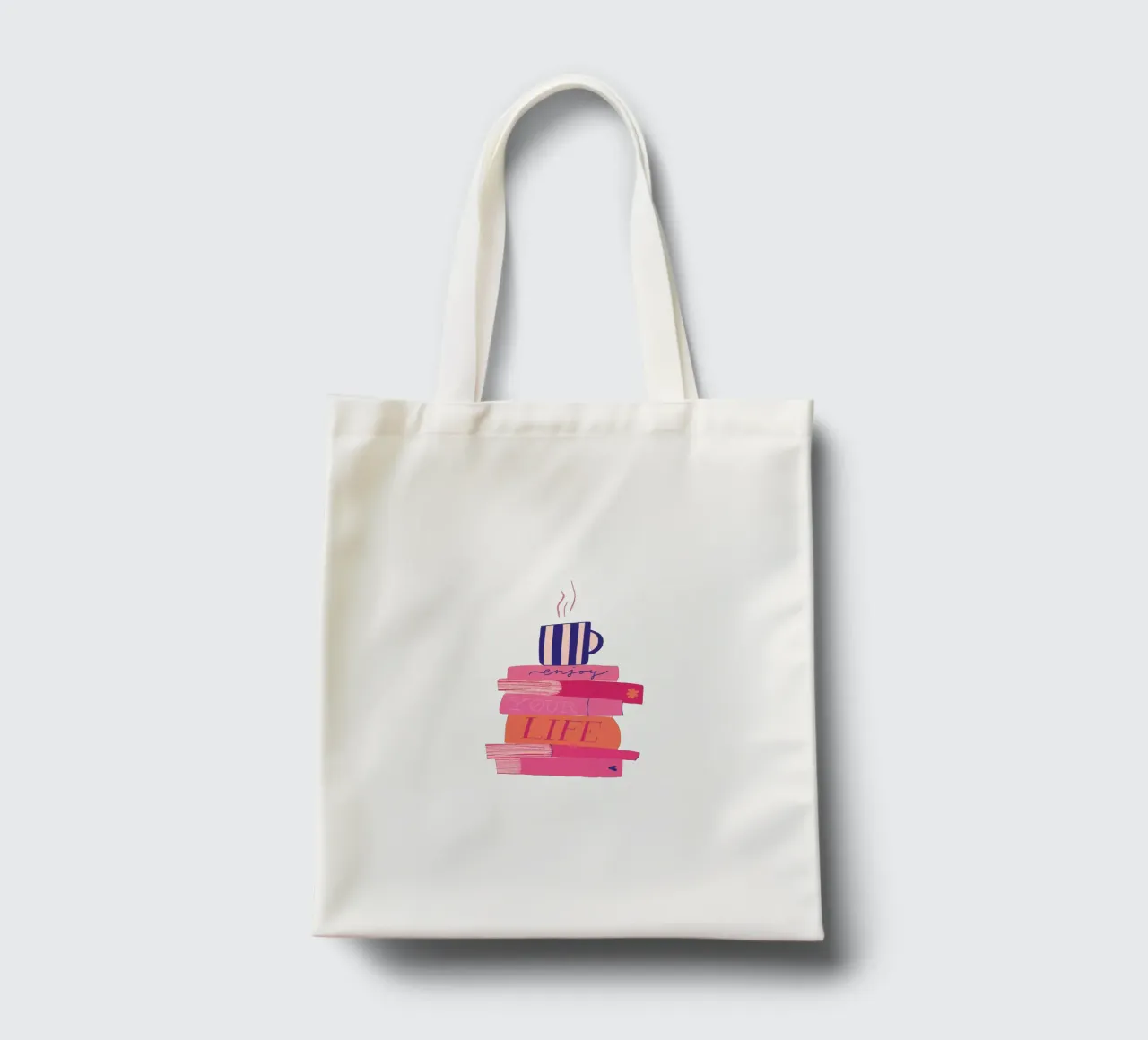 Morning Reads jute draagtas van Pure