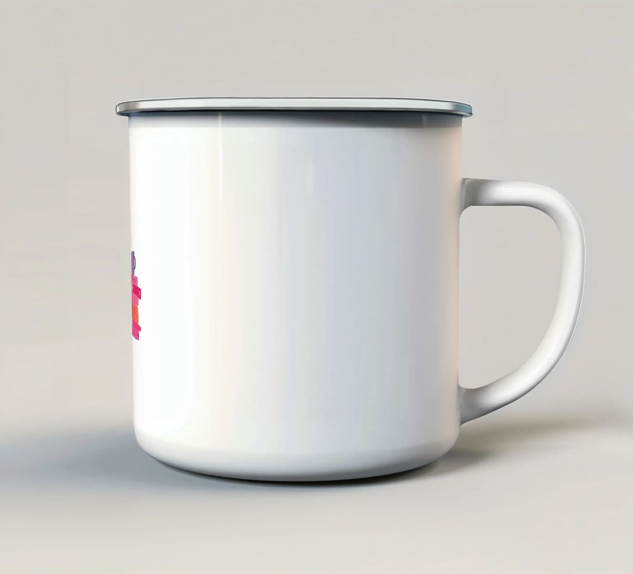 Morning Reads Emaille Tasse von Pure