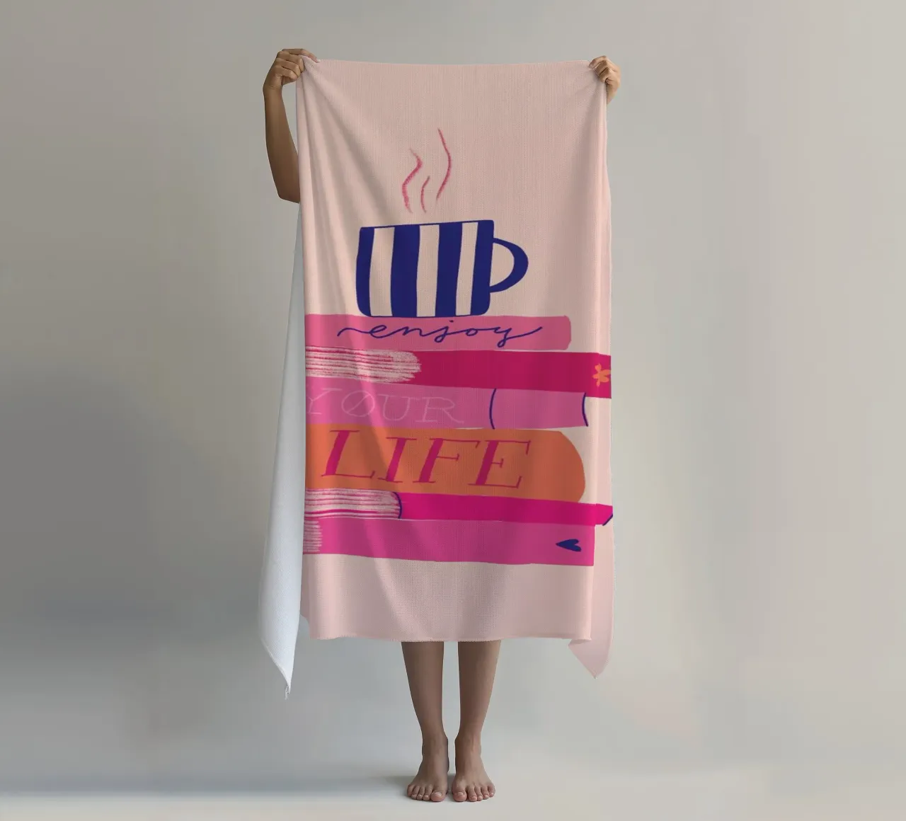 Morning Reads beach towel by Pure
