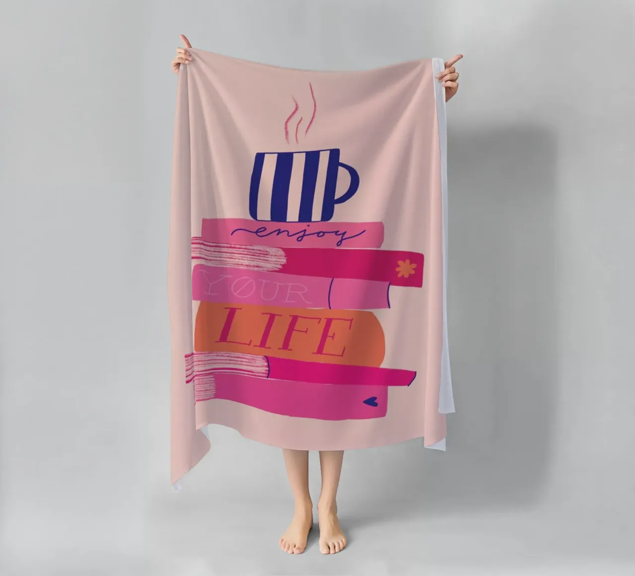 Morning Reads beach towel by Pure