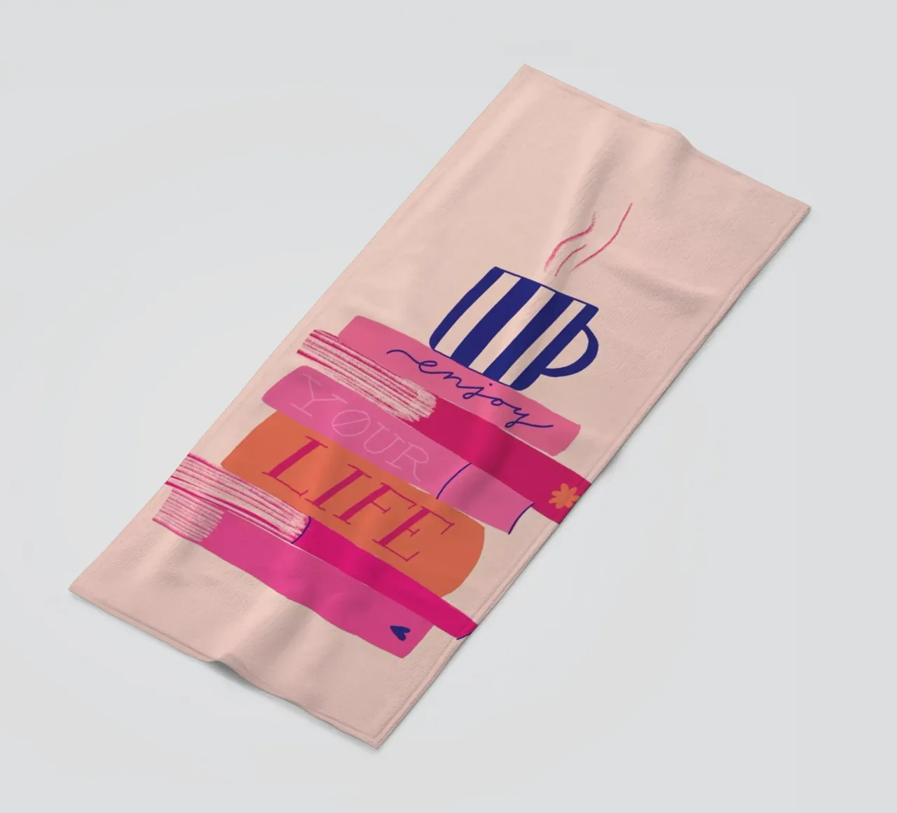 Morning Reads beach towel by Pure