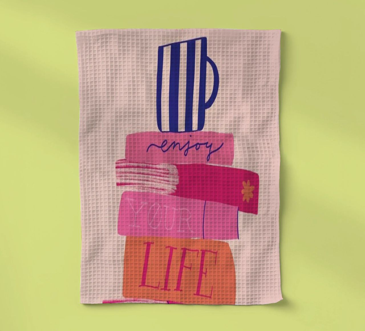 Morning Reads tea towel by Pure