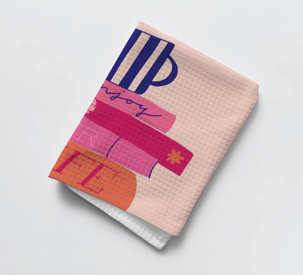 Morning Reads tea towel by Pure
