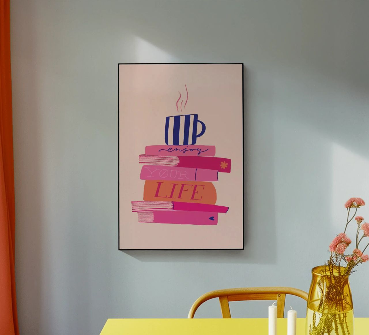 Morning Reads Acryl-Glas von Pure