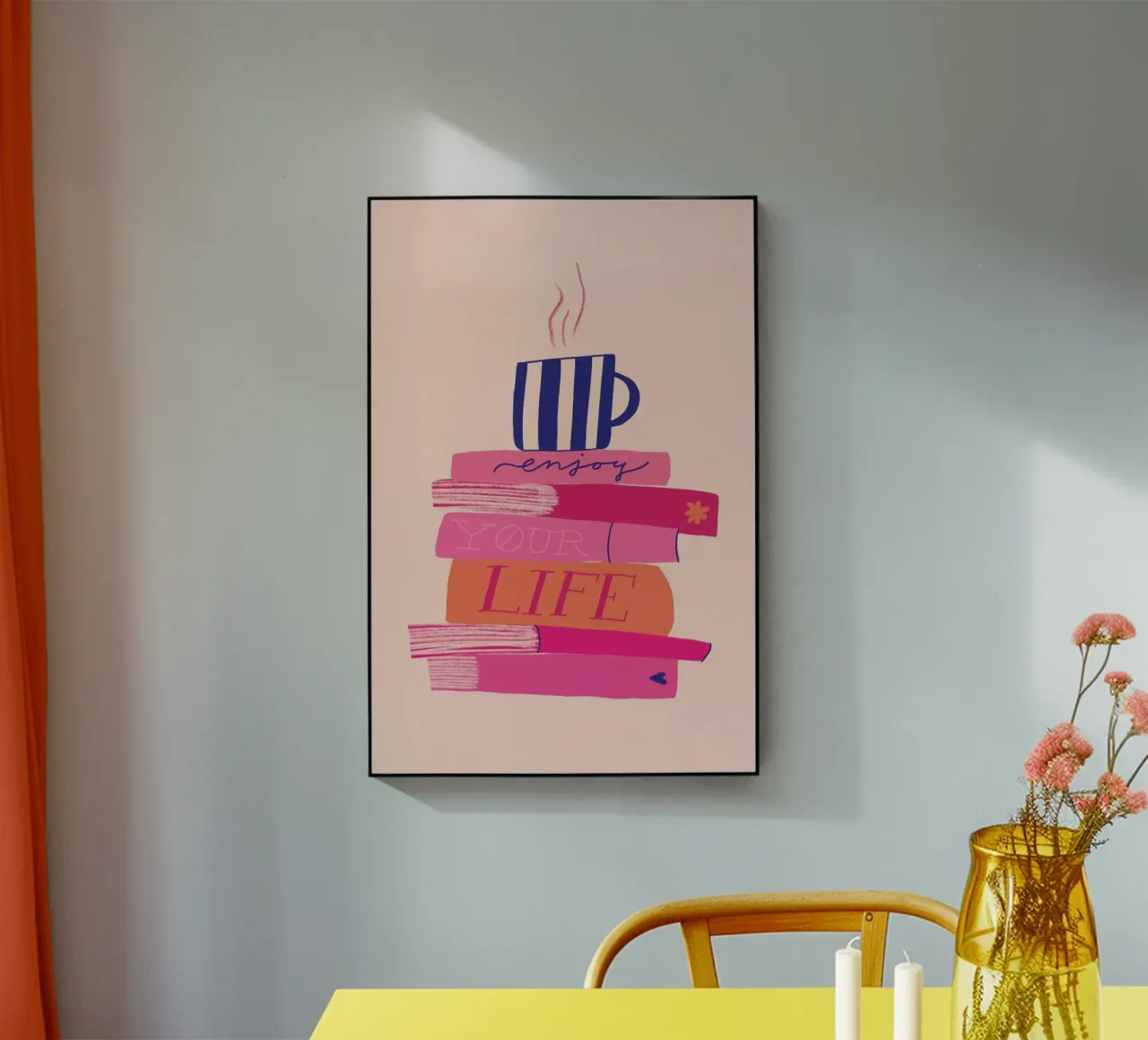 Morning Reads Acryl-Glas von Pure