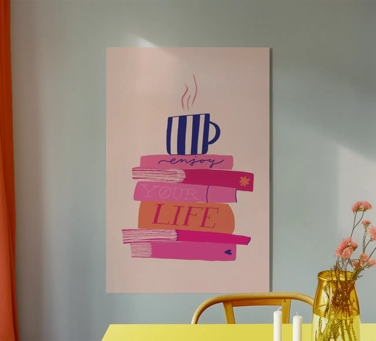 Morning Reads Acryl-Glas von Pure