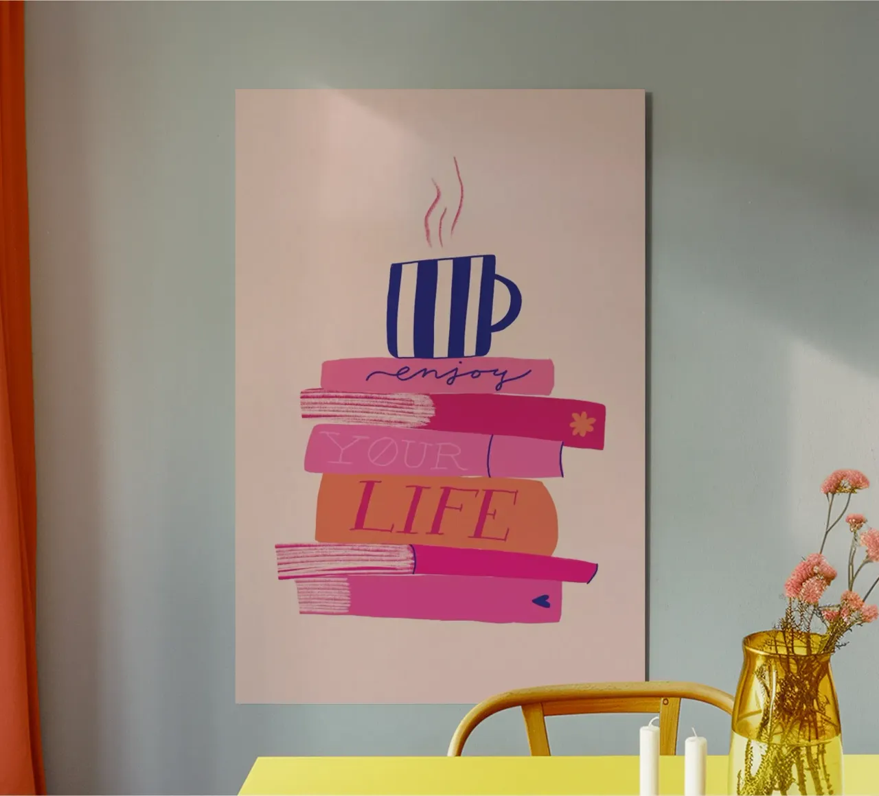 Morning Reads aluminium-dibond van Pure