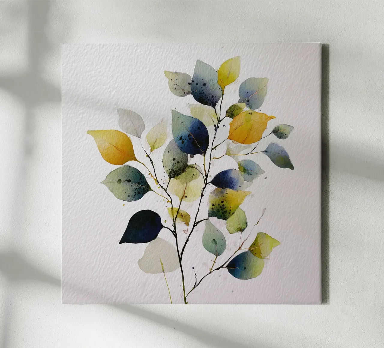 Rustige bloei canvas met Baklijst van Sophia Calder Studio