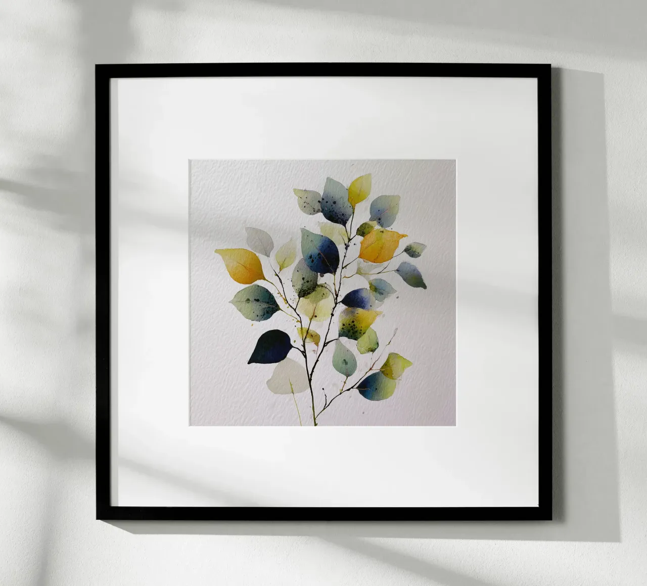 Fiore tranquillo poster con telaio in plastica da Sophia Calder Studio