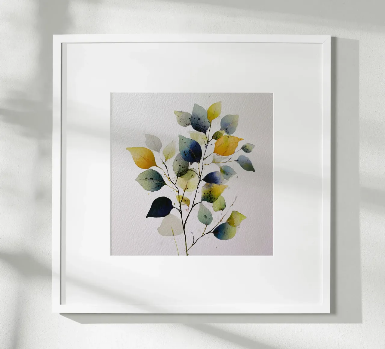 Fiore tranquillo poster con telaio in plastica da Sophia Calder Studio
