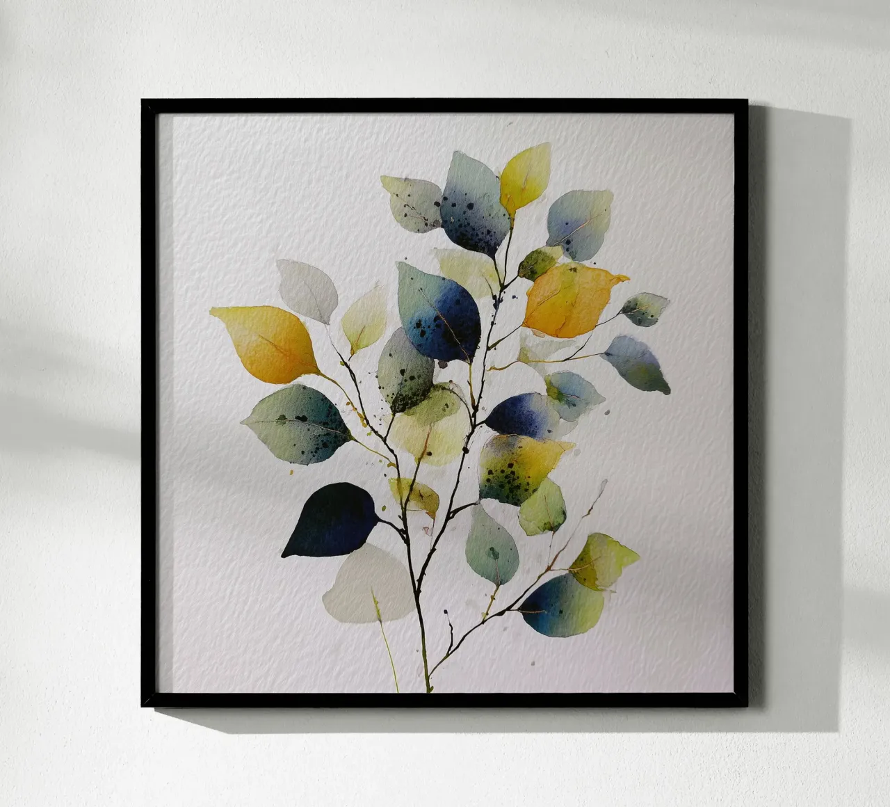 Fiore tranquillo poster con telaio in plastica da Sophia Calder Studio