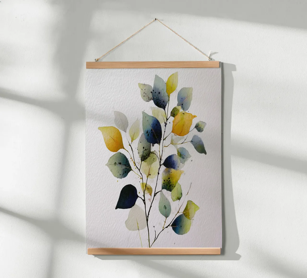 Fiore tranquillo poster con telaio in plastica da Sophia Calder Studio