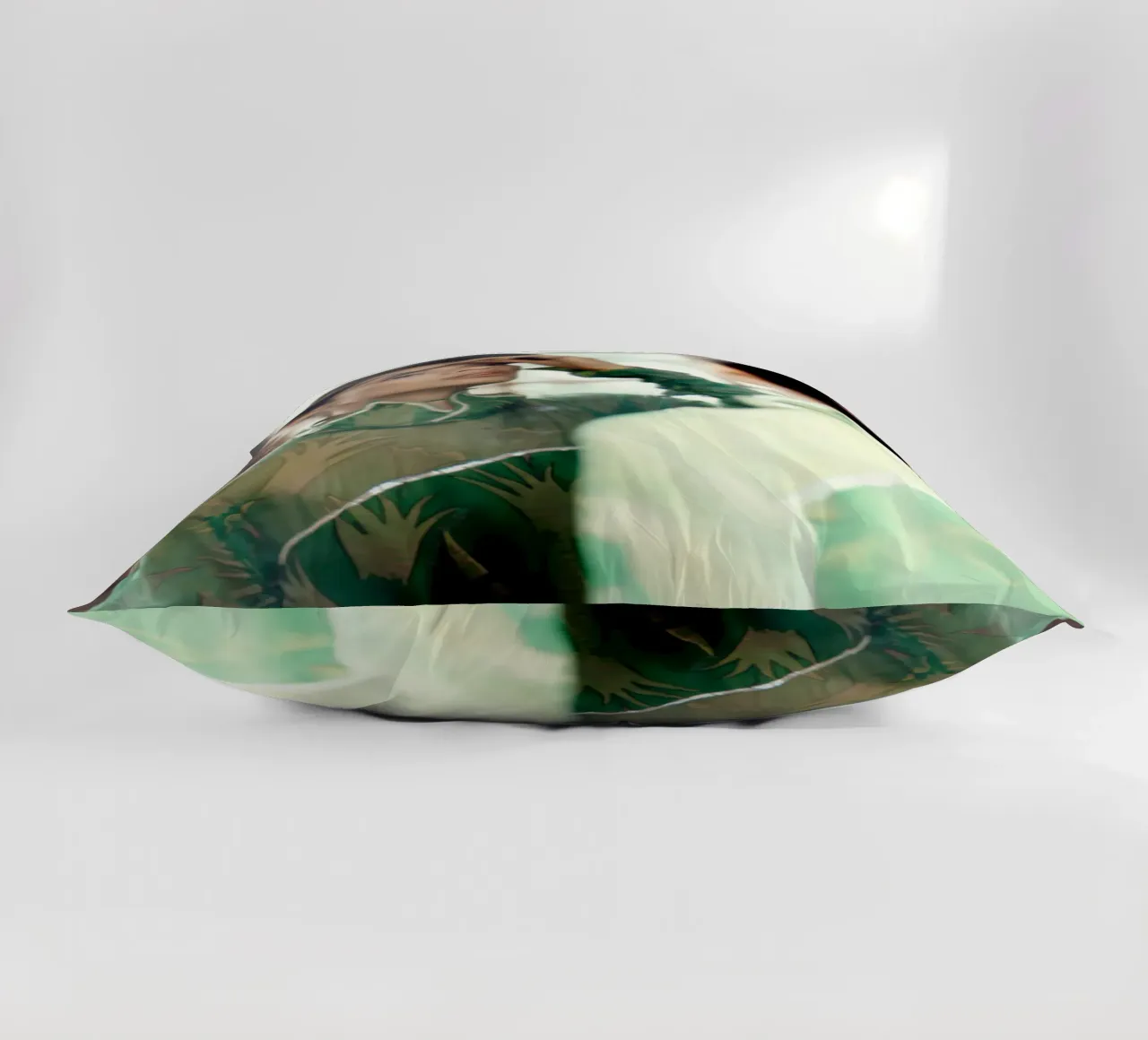 Bianca in Green cuscino da Lorraine Mooore