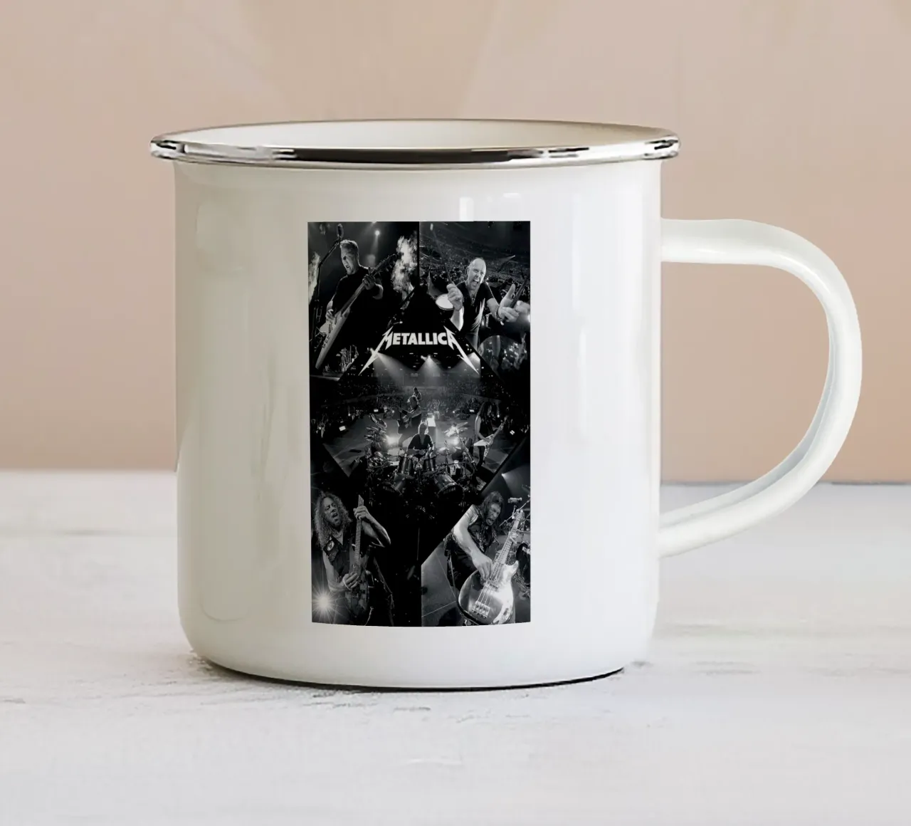Metallica 1987 tazza in smalto da Jordan shop
