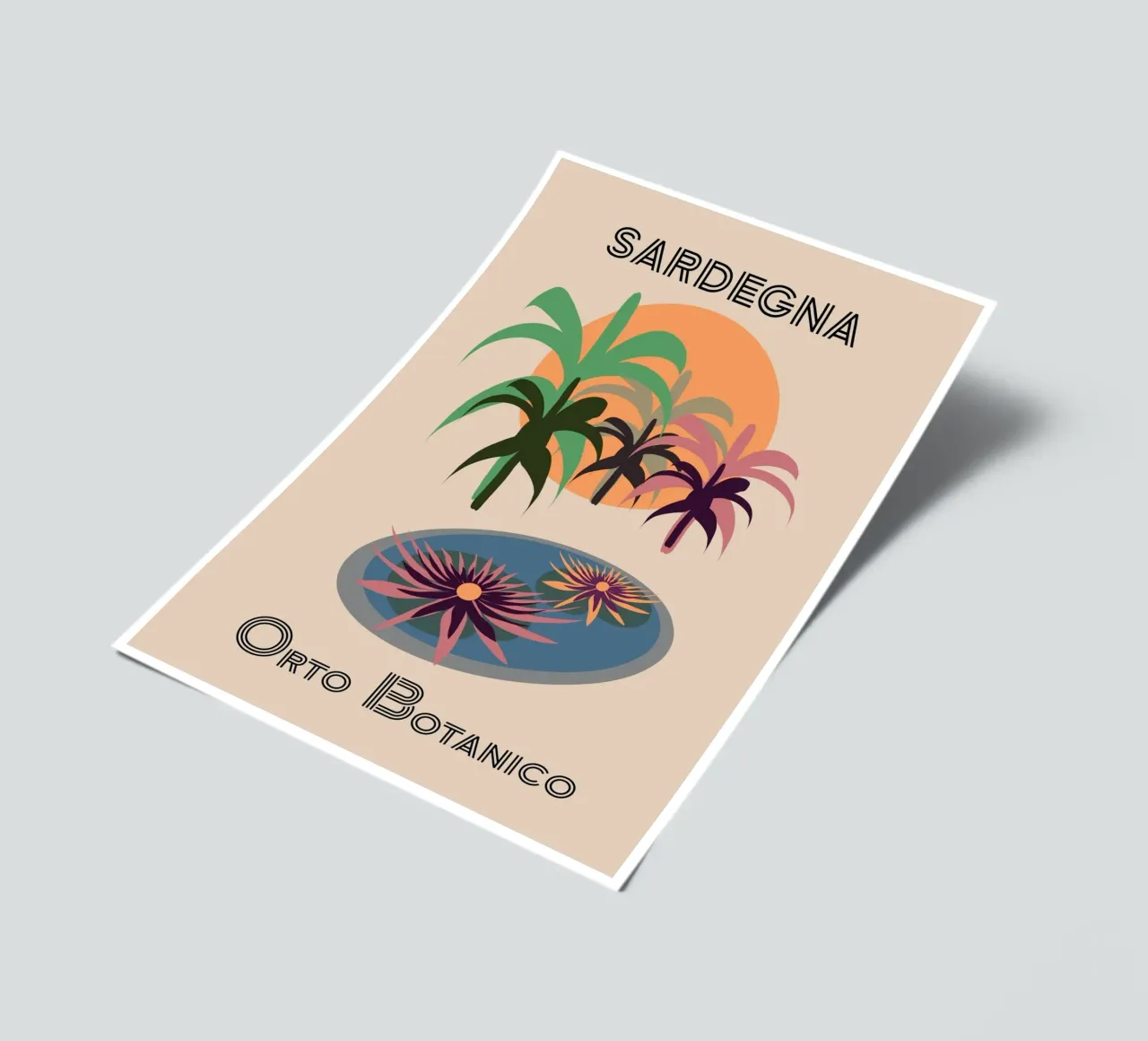 Sardegna Orto Botanico sticker sheet by pierosvisuals