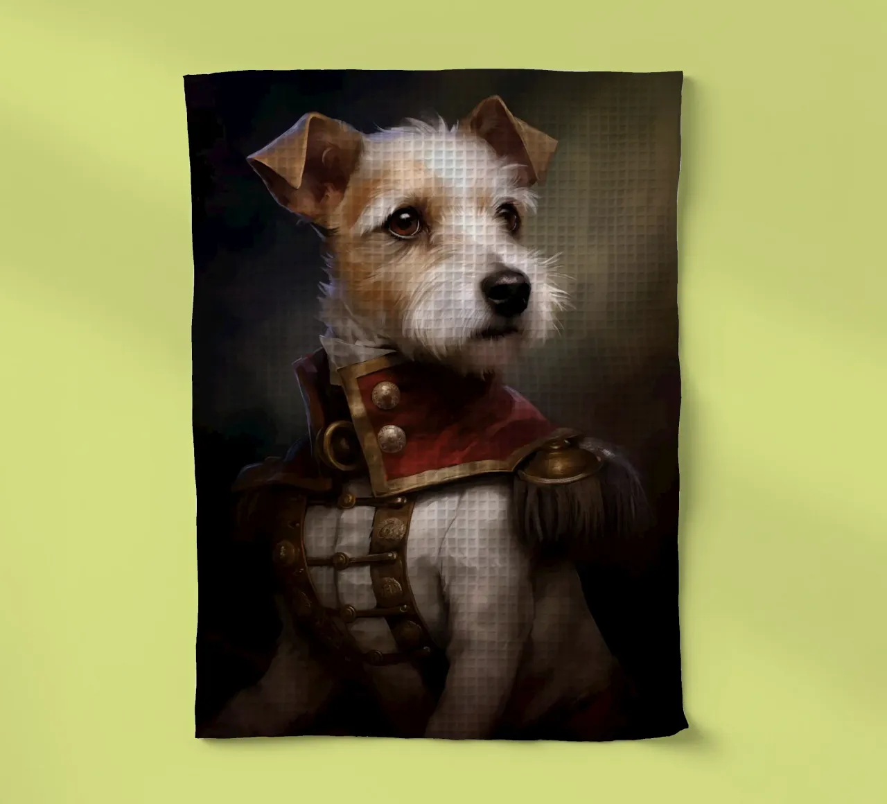 Commandant de chien torchon de Fleur de Lys
