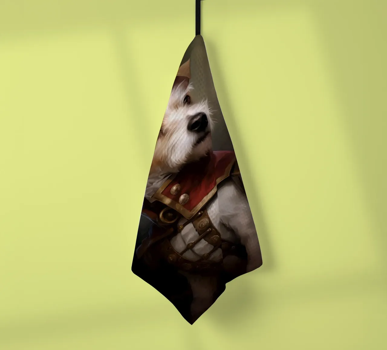 Commandant de chien torchon de Fleur de Lys
