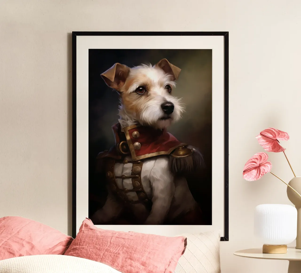 Commandant de chien poster de Fleur de Lys