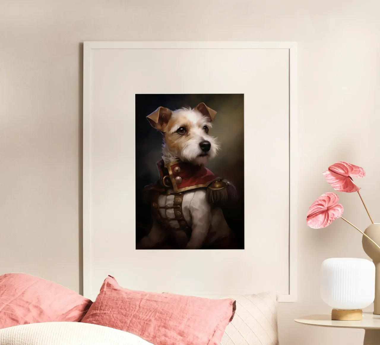 Commandant de chien poster de Fleur de Lys