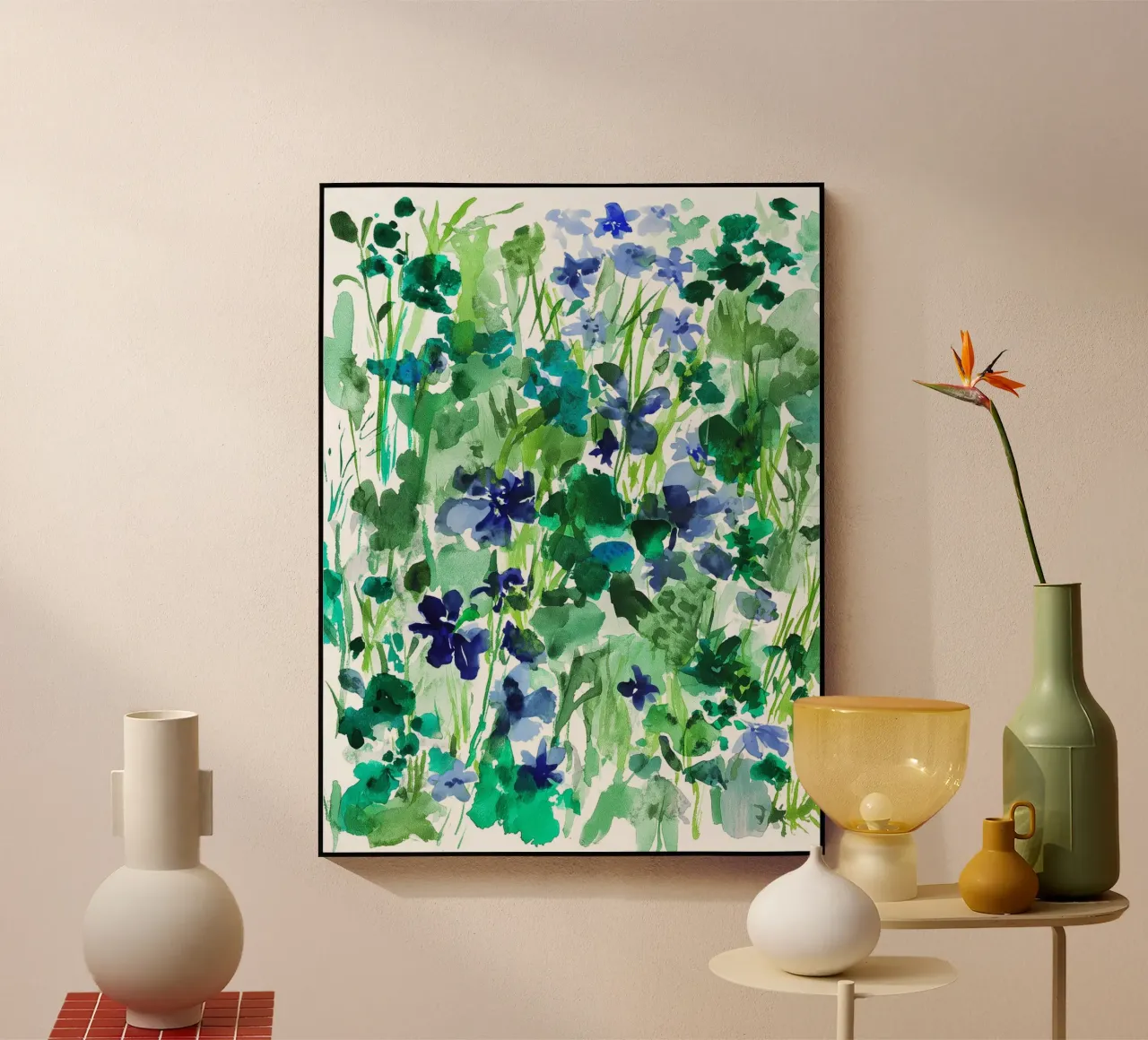 Studi in verde plexiglass da Sophia Calder Studio