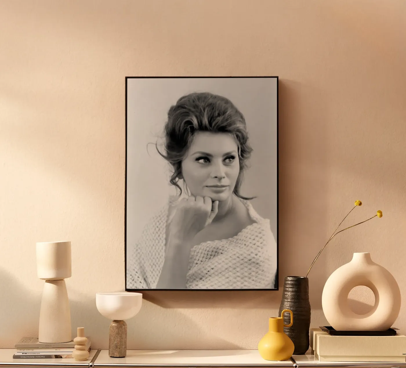 Sophia Posing acrylic glass by Lorraine Mooore