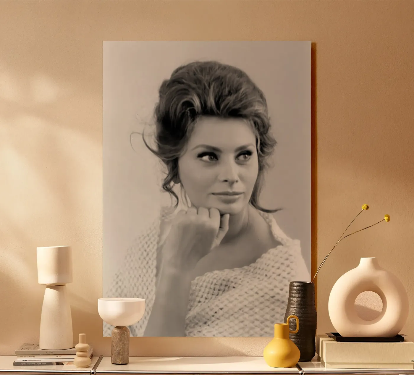 Sophia Posing acrylic glass by Lorraine Mooore