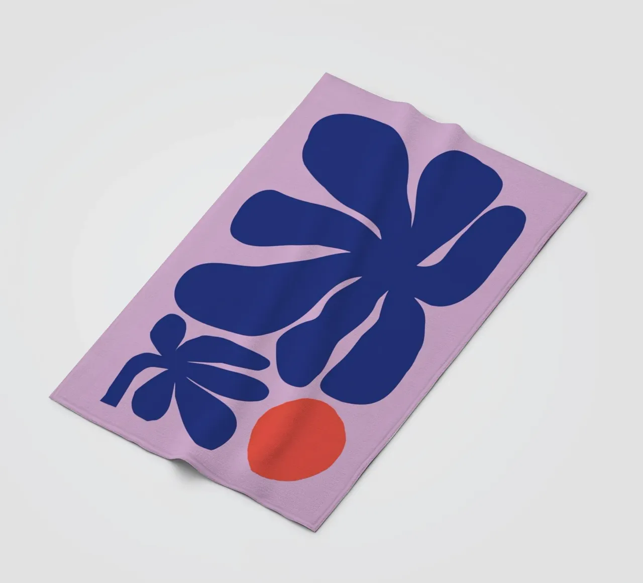 Anemone fleece blanket by Pure