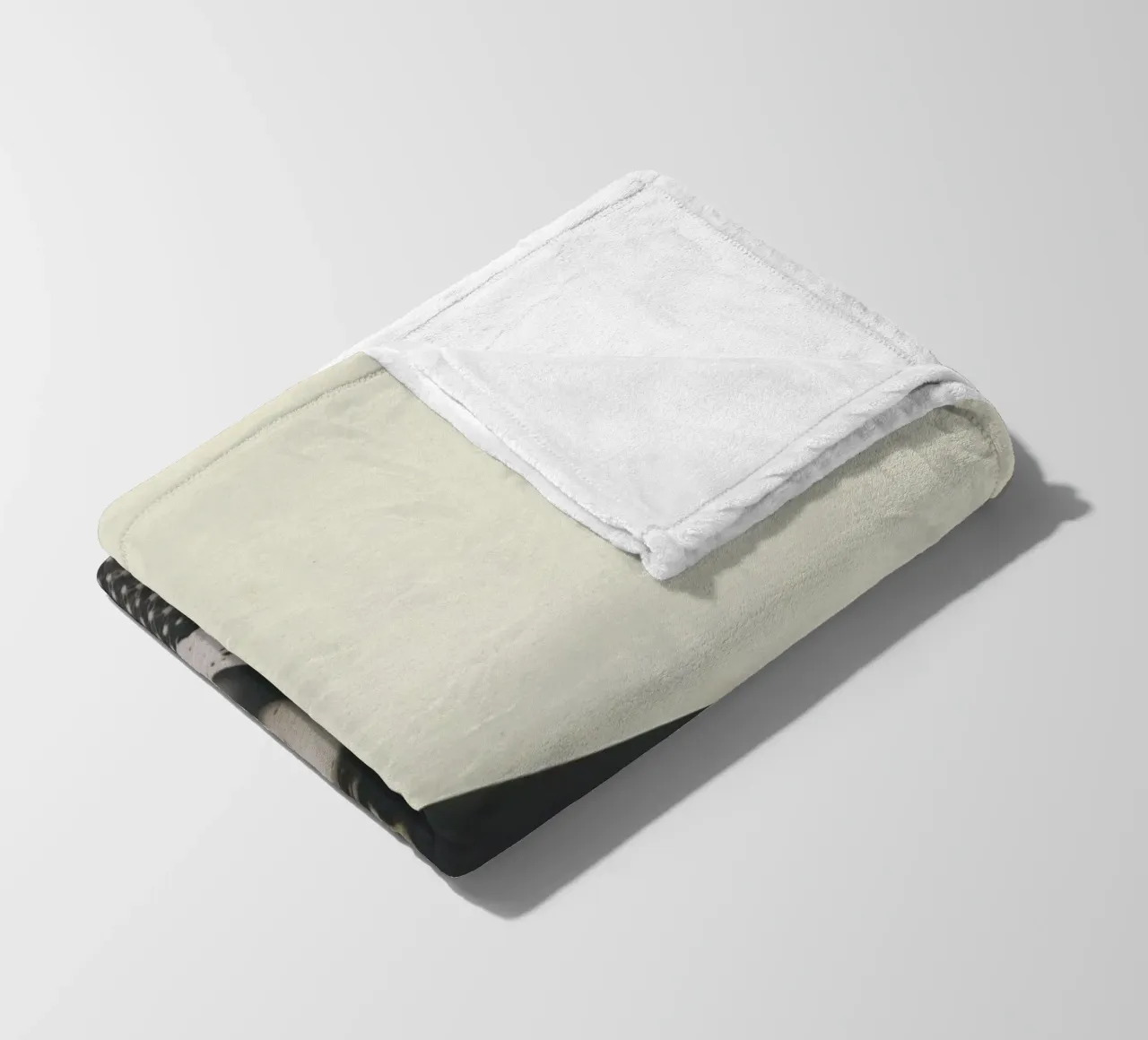 Completamente vestito II coperta in pile da Cassia Beck Collage