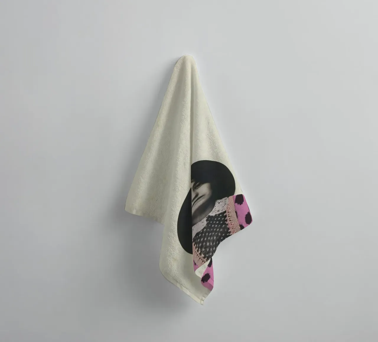 Fully Clothed II towel by Cassia Beck Collage