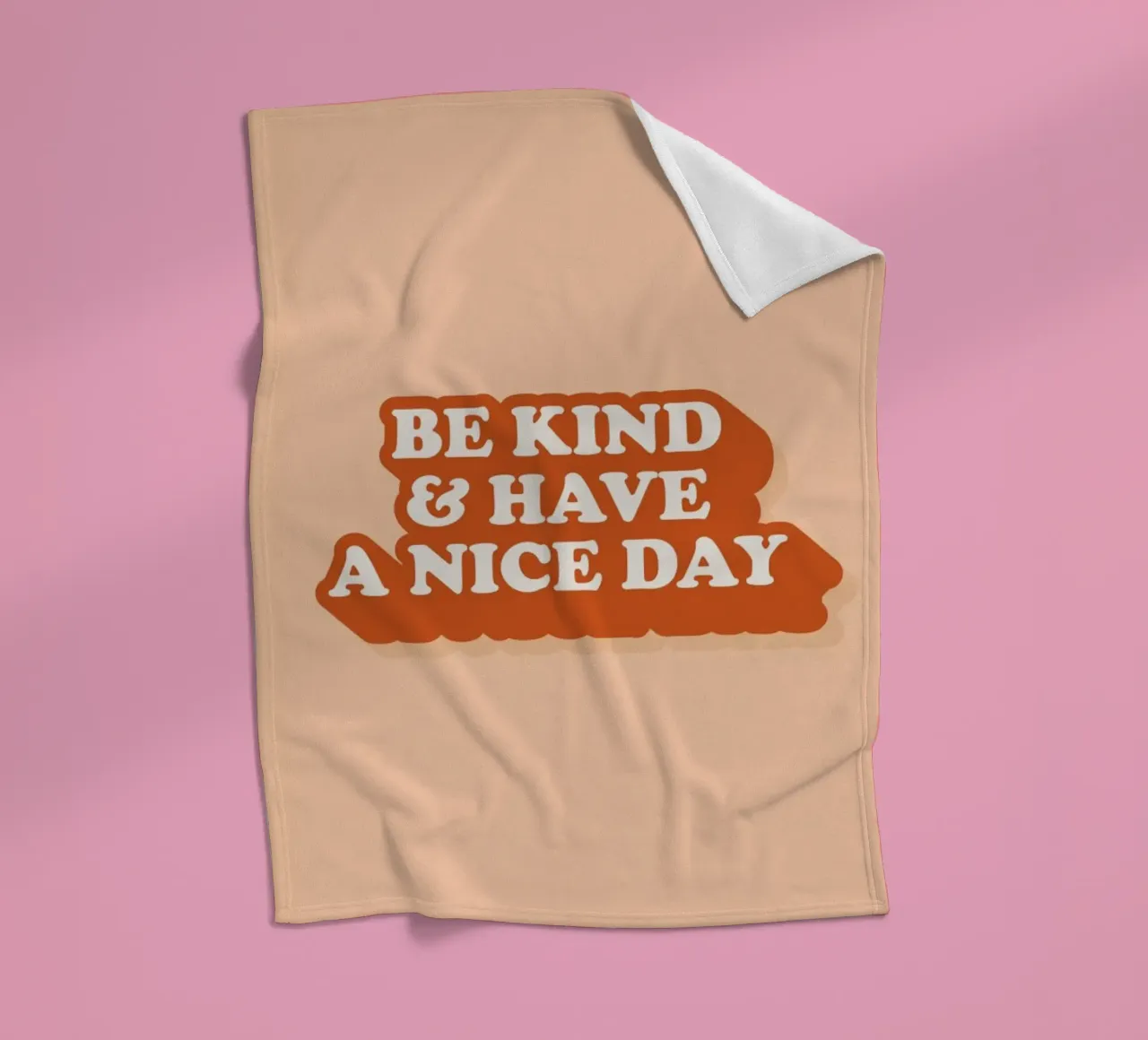 Be Kind & A Nice Day coperta in pile da The Native State