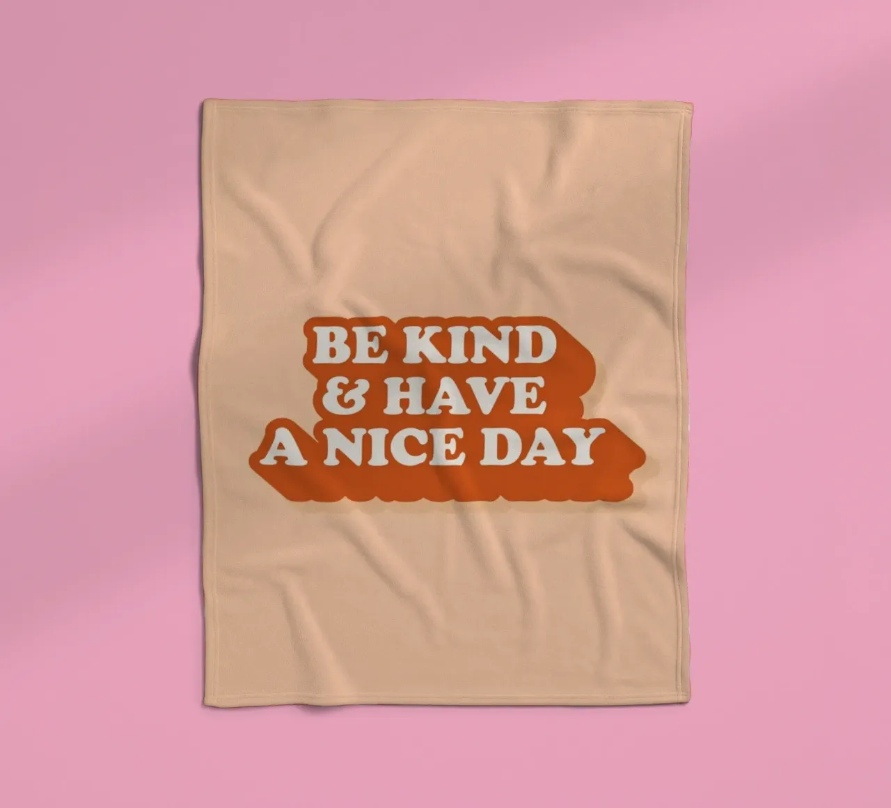 Be Kind & A Nice Day coperta in pile da The Native State